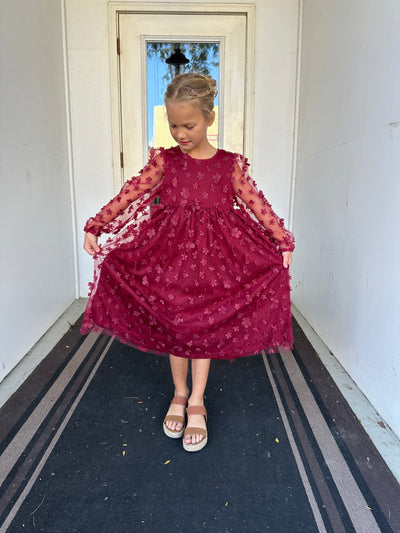 Girls Holiday Blooms Dress