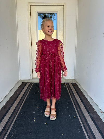 Girls Holiday Blooms Dress