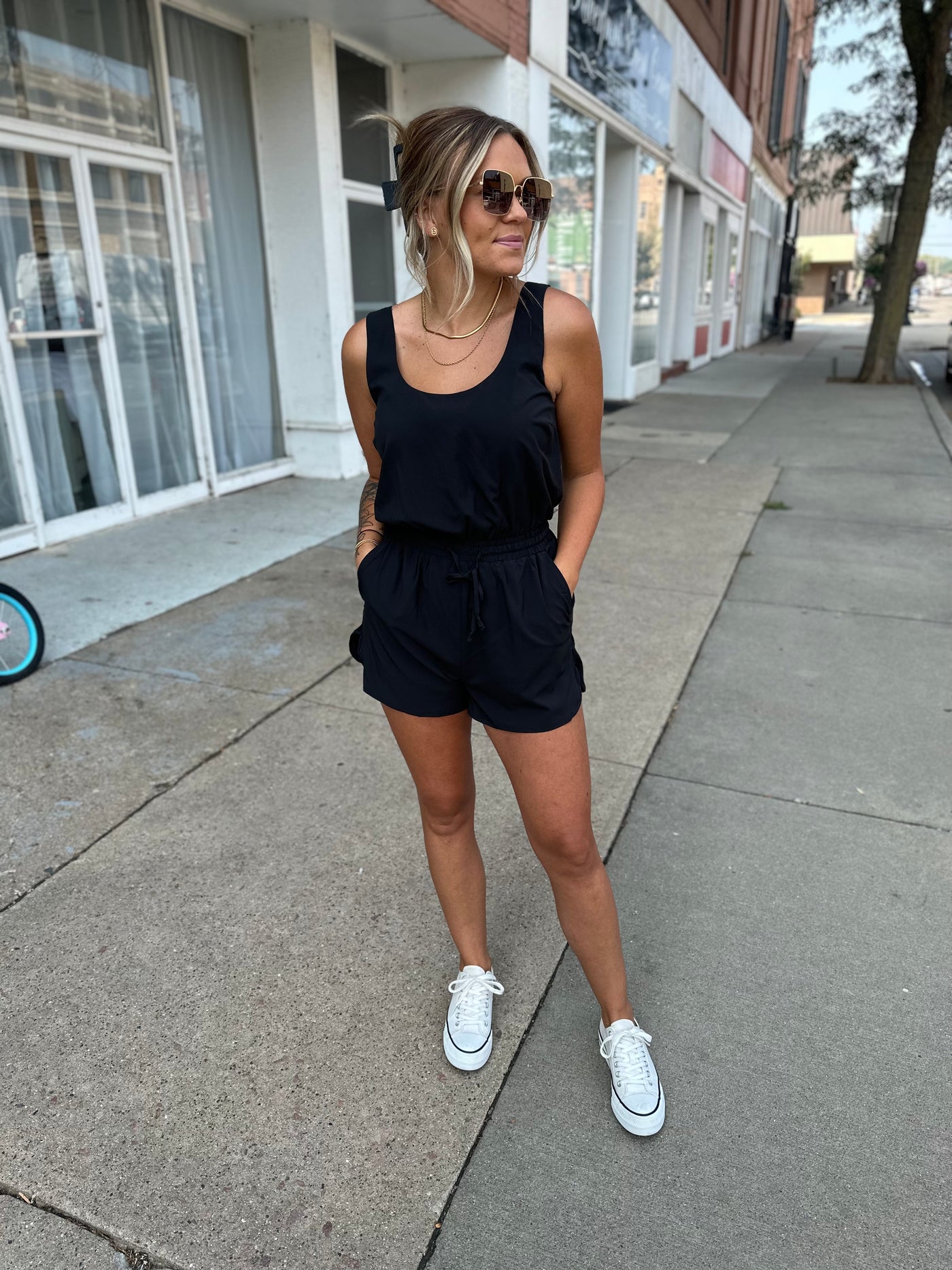 All in Athletic Romper