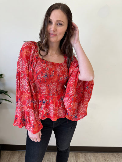 Floral and Flirty Top
