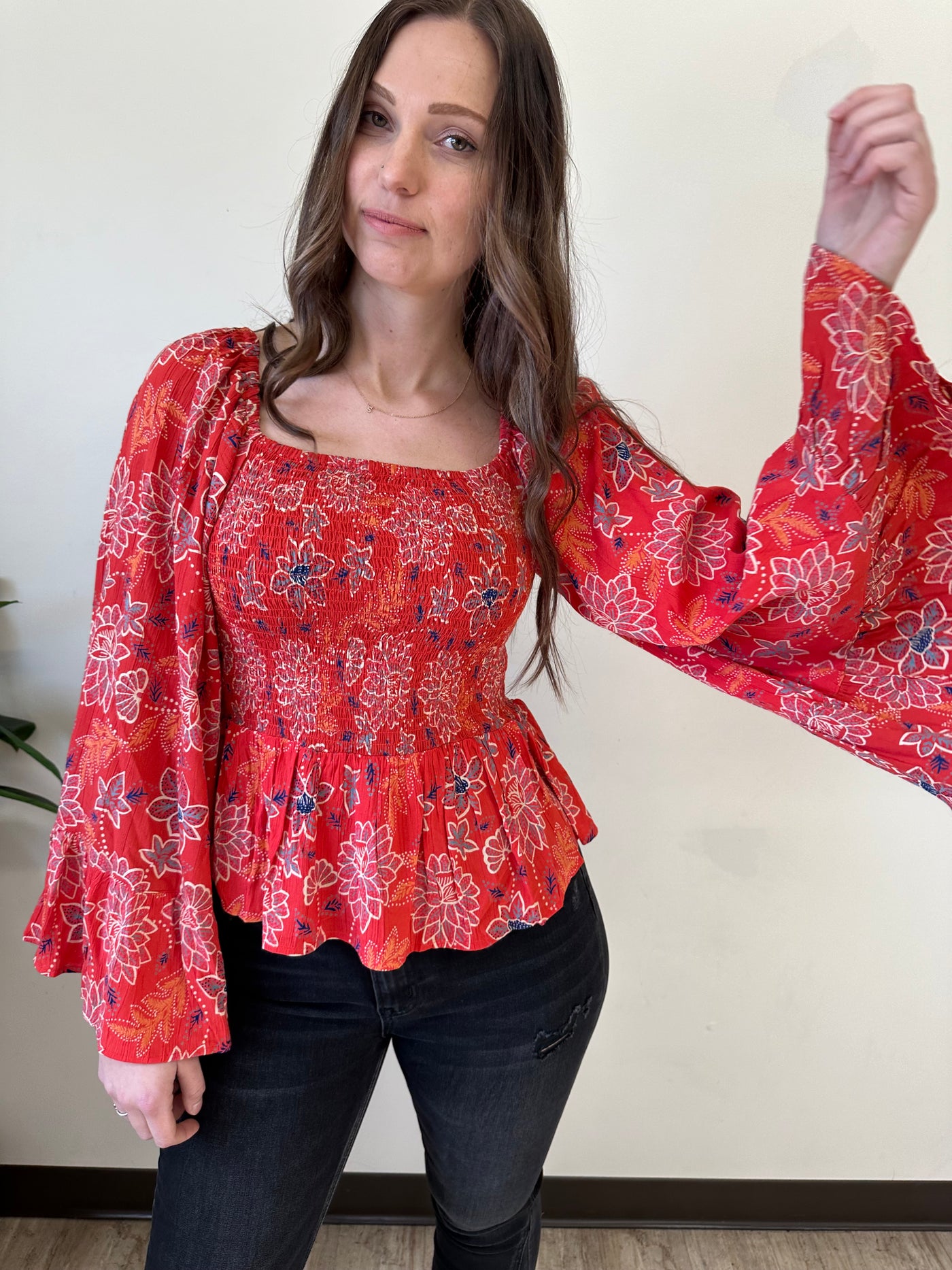 Floral and Flirty Top