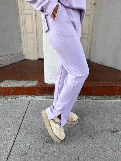 Elevated Flare Pant- Lilac