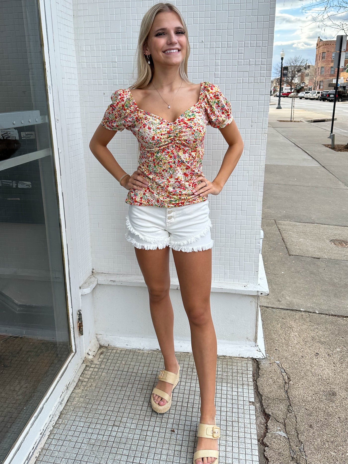 Sweetheart Vibe top (Floral)