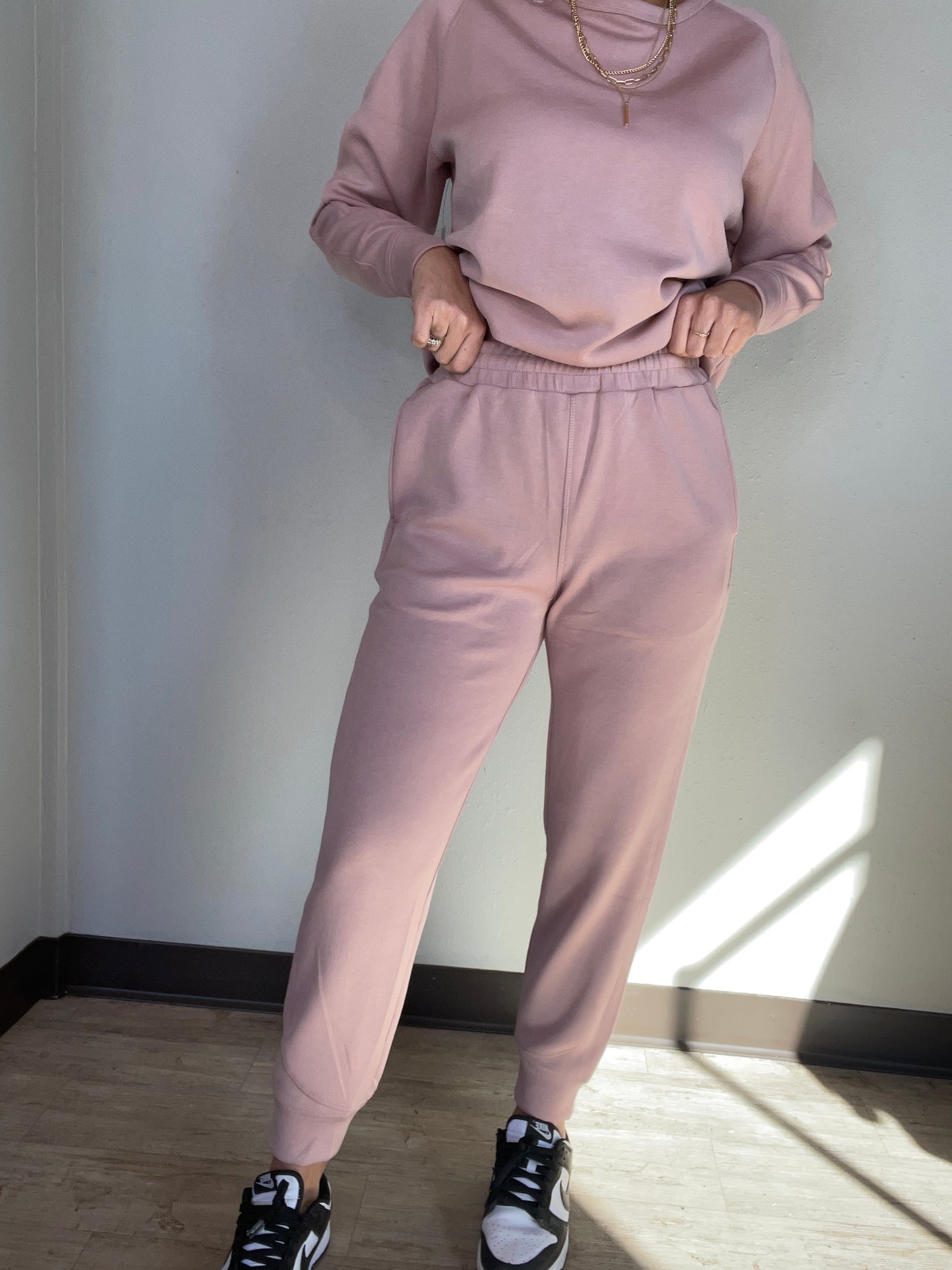 Elevated Joggers Blush