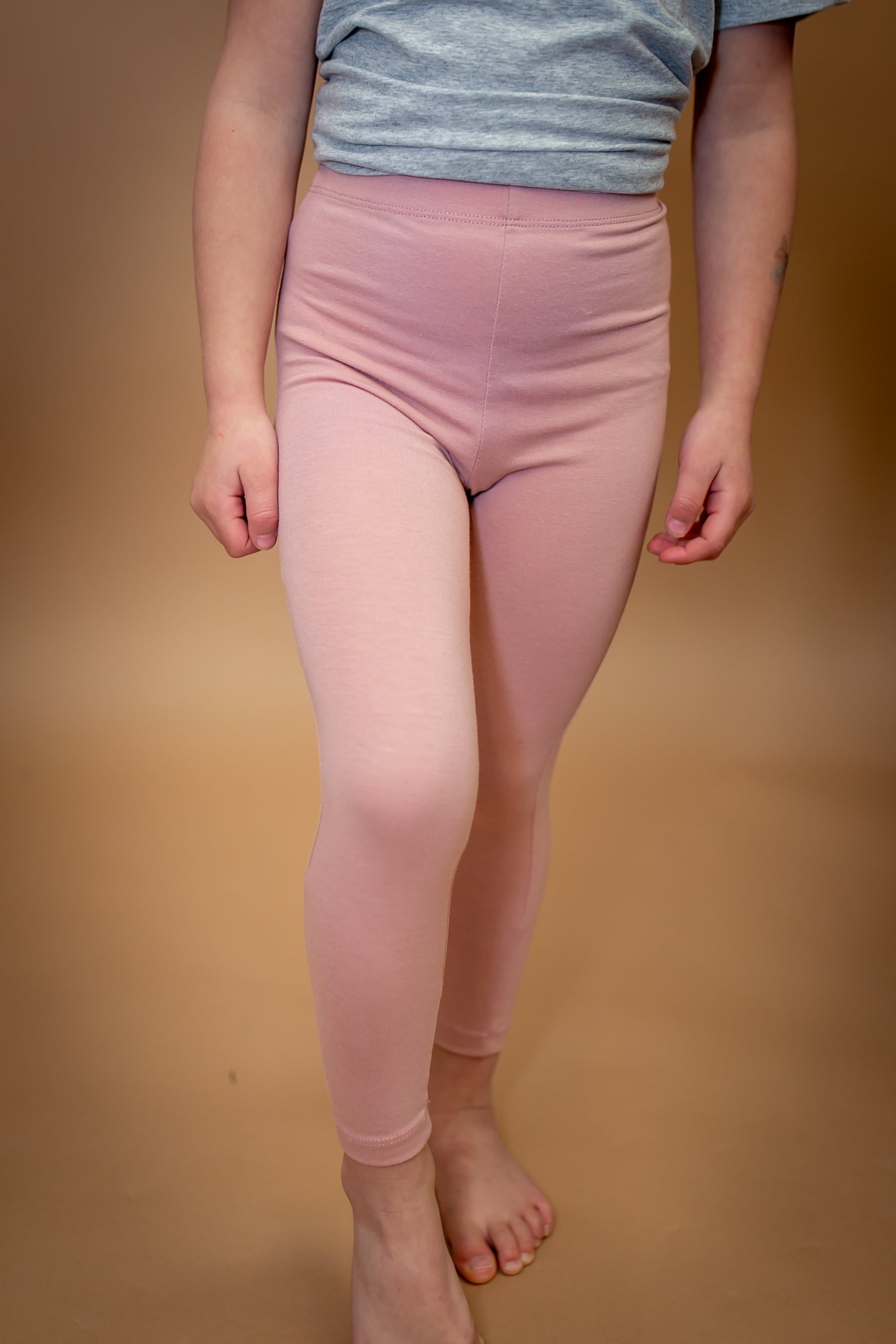Little Girls Pink Blush Leggings